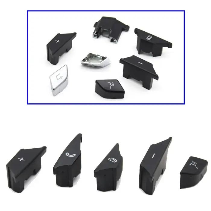 Joli de commande de couverture de volant de voiture, bouton multifonctionnel pour Mercedes Benz C E