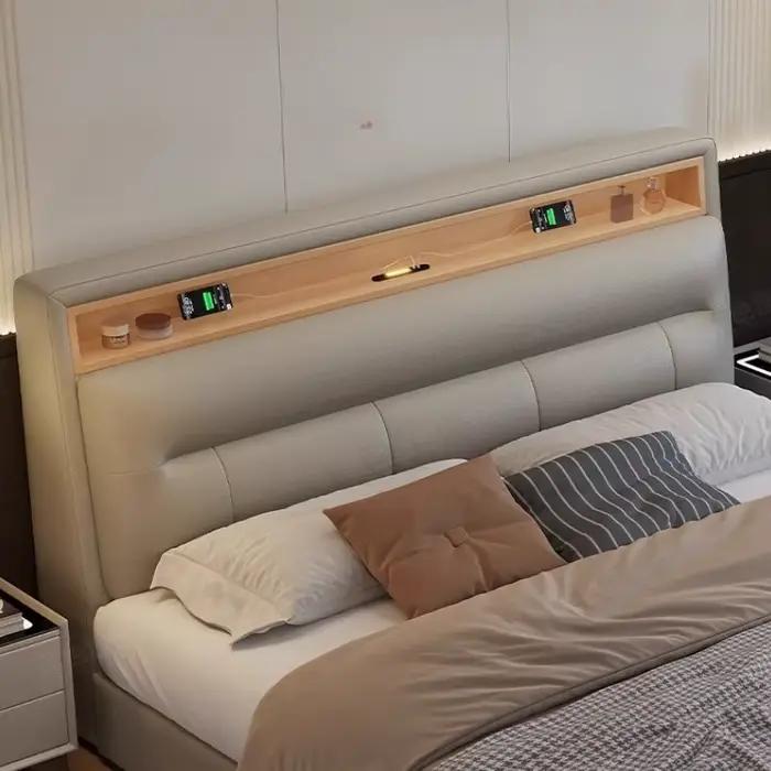 Organisateur de tête de lit en tissu de haute qualité crème pour rangement élégant et chambre ordonnée occasions spéciales-decoration-interieur-femmes-chambres-bureaux-salons