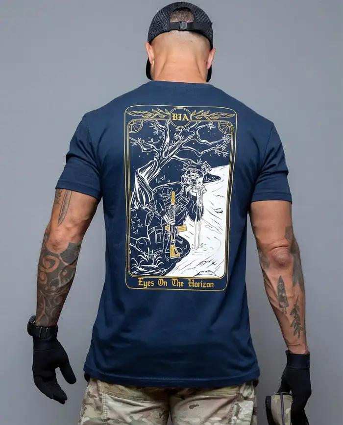 Eyes on The Horizon _ T-shirt - Convient pour les vêtements de sport en pur coton