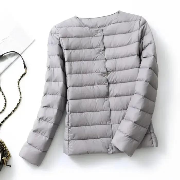 Doudoune femme Plus manteaux doudoune de canard léger femme tissu mat manteau léger chaud femme coup