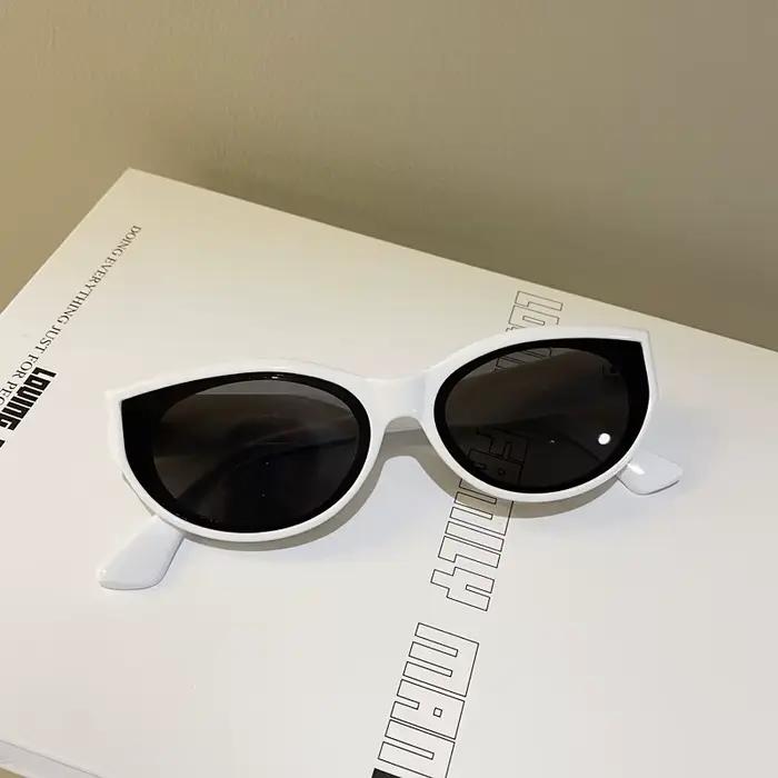 Nouveauté petites lunettes de soleil œil de chat femmes ovale Vintage marque elliptique carré lunett