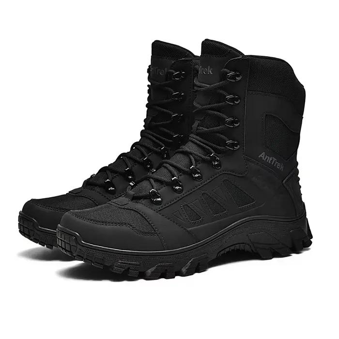 Hommes bottes tactiques militaires bottes militaires de haute qualité mâle escalade chaussures de ra