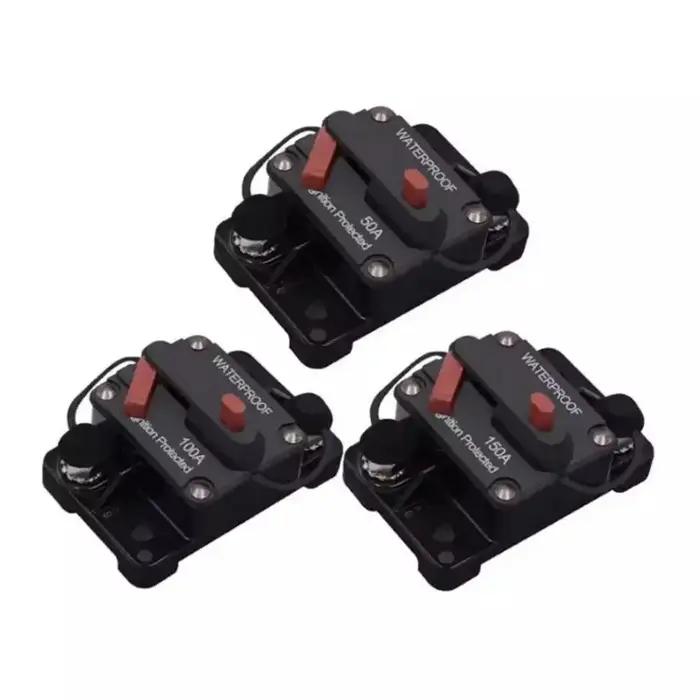 Disjoncteur 12-48V DC, réinitialisation du fusible 30A 40A 50A 60A 70A 80A 100A 120A 150A 200A 250A