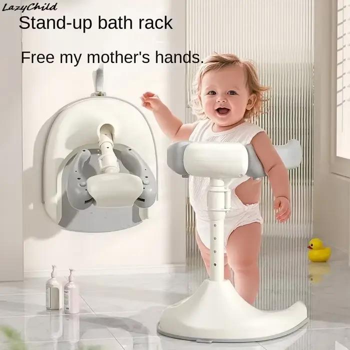 Support de bain réglable pour bébé avec support de lavabo – Siège de douche pour nourrissons et tout