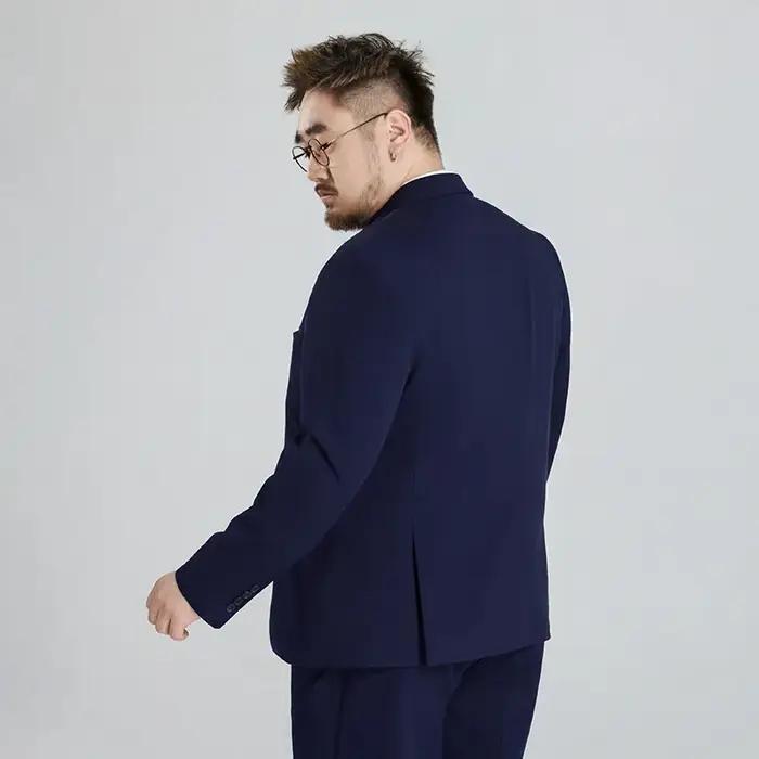 Costume élastique grande taille Shanxi pour mariage, tenue formelle pour le témoin et le marié, ense