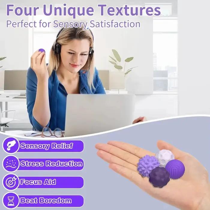 4/8 pièces jouet magnétique EDC Anti-Stress jouets Fidgeting Antistress anxiété jouet sensoriel ball