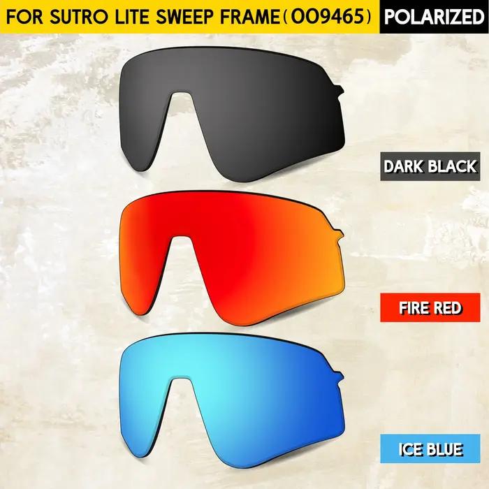 Lentilles de remplacement polarisées, épaisseur de 1.5MM, pour lunettes de soleil Oakley Sutro Lite