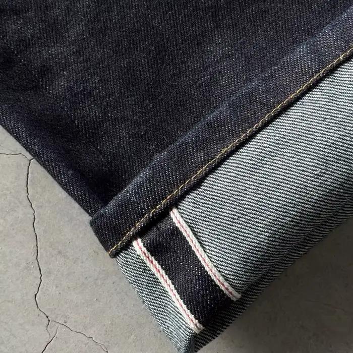 Y2K Baggy jeans fleur de cerisier lisière broderie Denim pantalon hommes femmes denim tissu américai