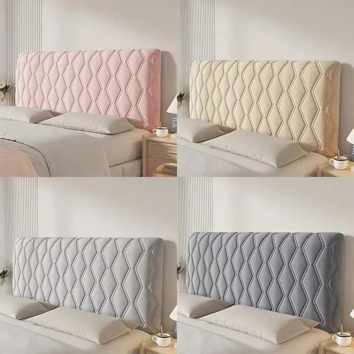 Housse de protection universelle pour tête de lit, épaisse et souple, avec dossier anti-collision