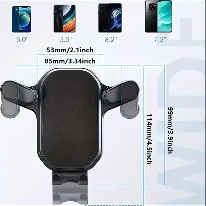 Support de téléphone portable pour voiture réinitialisation de ventilation convient aux smartphones gps et cellules mobiles 4.7 6.7 pouces occasions spéciales pour femmes hommes