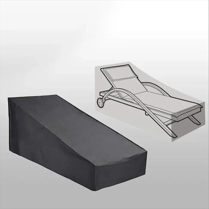 Housse de chaise longue de Patio, housse de chaise longue imperméable, housse de chaise longue d'ext