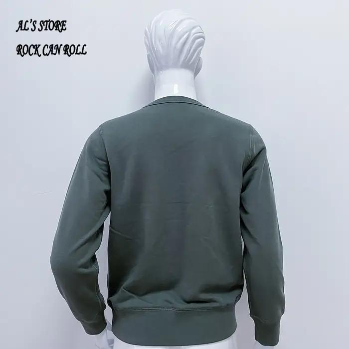 AL6163 Super qualité lourd épais pull homme grand confortable Flexible 400g 14.1oz coton chemise cha
