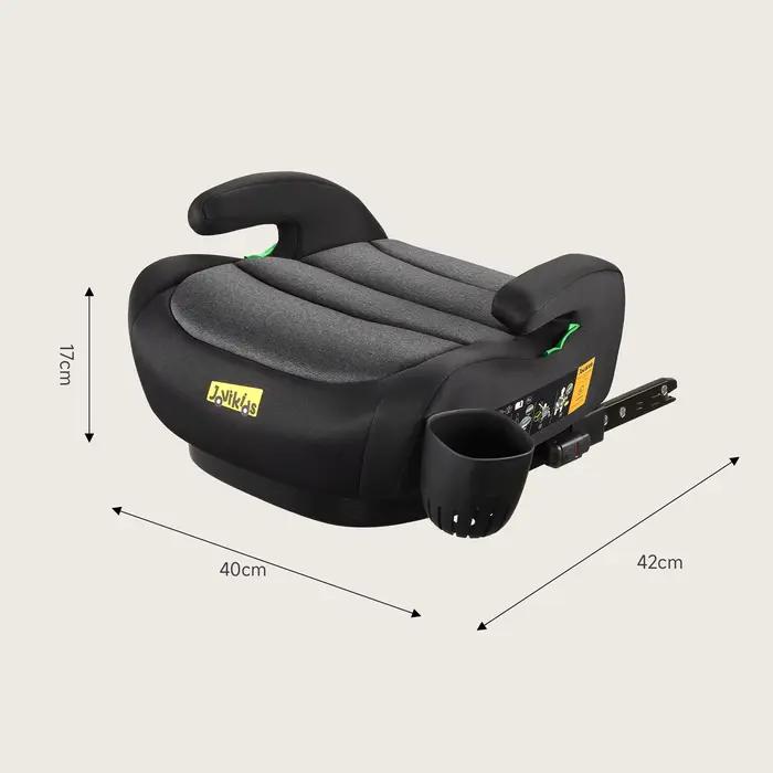 Siège rehausseur portable Jovikids OHHO+ pour enfants de 125 à 150 cm avec porte-gobelet, siège auto