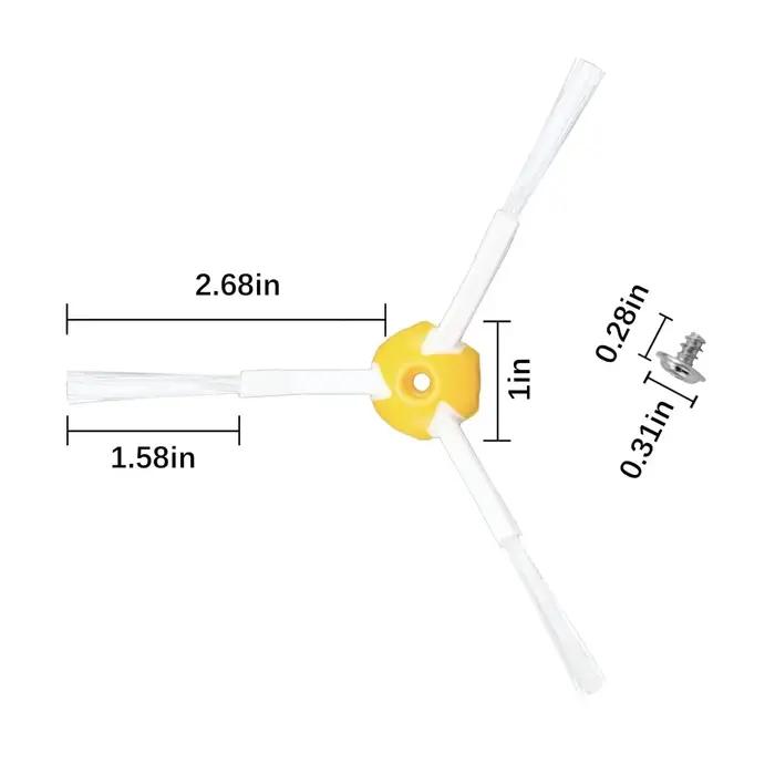 Brosse latérale pour iRobot Roomba série 600 700 694 692 690 680 660 665 651 650 614 760 770 780 776