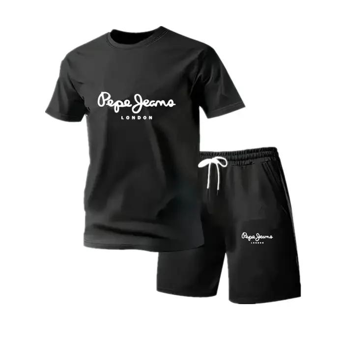 Nouvel ensemble de vêtements de sport d'été pour hommes, t-shirt à manches courtes et short, ensembl