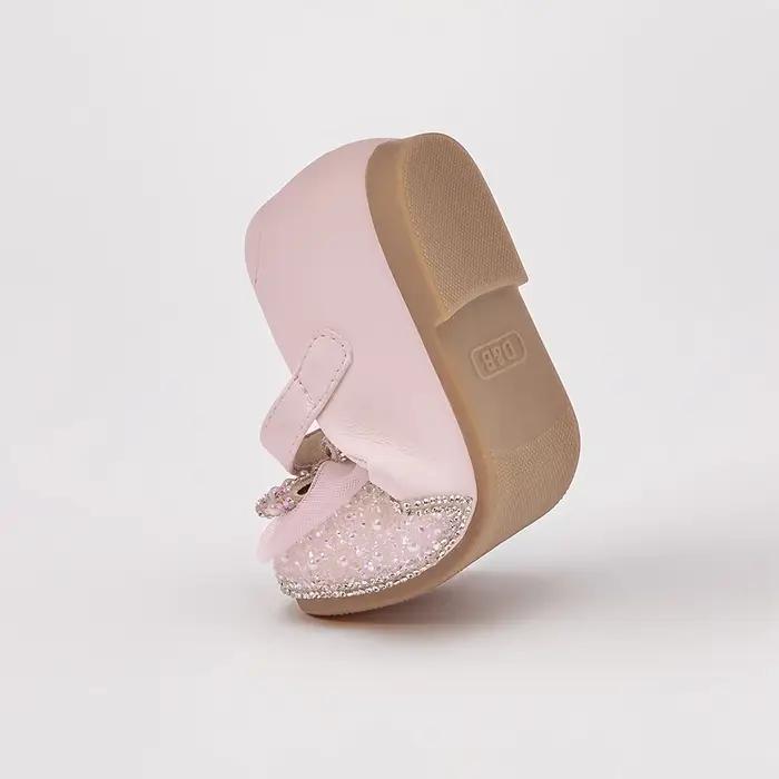 Dave Bella enfants chaussures en cuir automne printemps fille princesse chaussures anti-dérapant élé