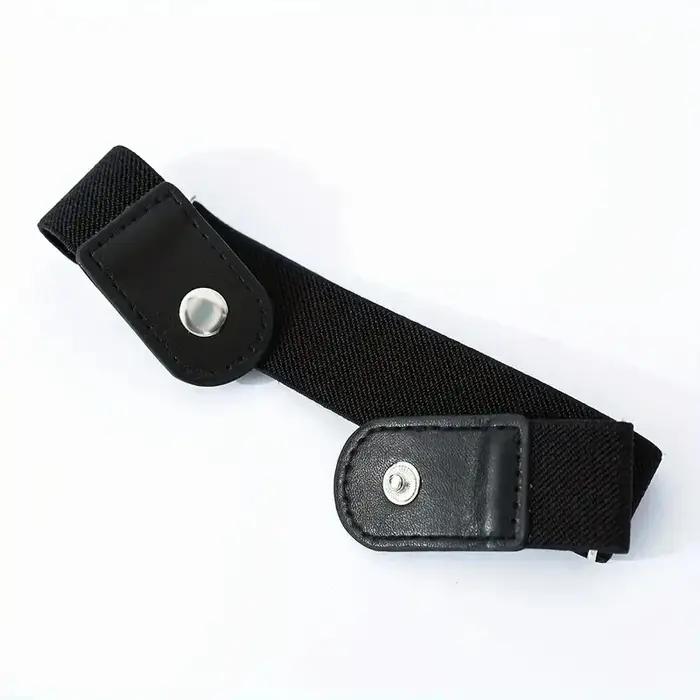 2 pièces/ensemble sans boucle ceinture élastique pour femmes hommes unisexe ceinture extensible pour