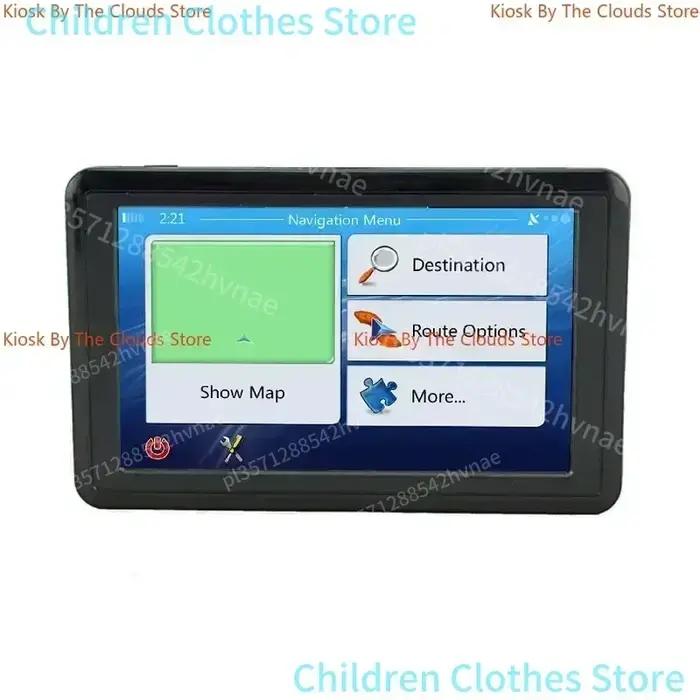 5 pouces/7 pouces voiture GPS Navigation HD écran tactile GPS navigateur camion Mode 3D Sat Nav 8G +