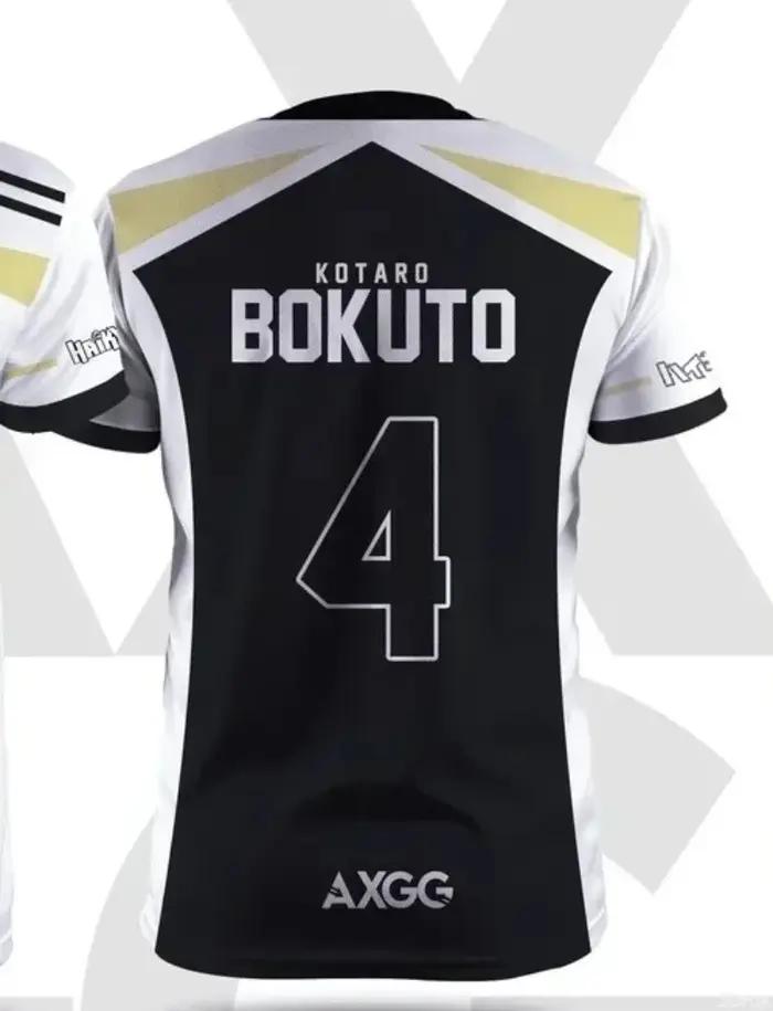 Haikyuu Fukurodani Bokuto Anime hommes T-Shirts 2025 nouvelle mode d'été maillot décontracté col ron
