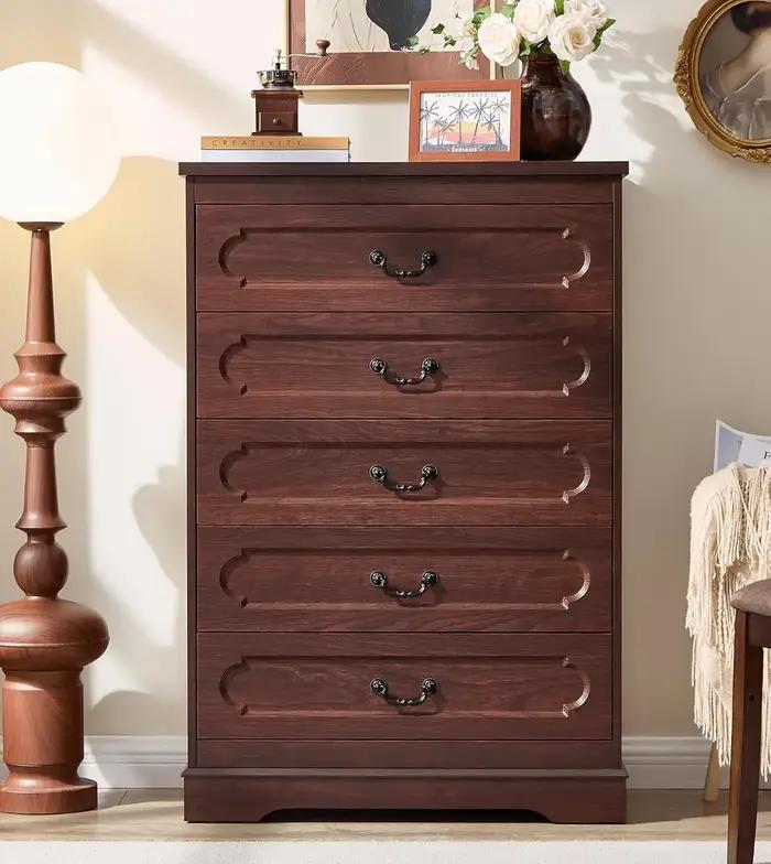 Commode pour chambre à coucher, ferme, commode en bois de cerisier pour chambre à coucher, commodes