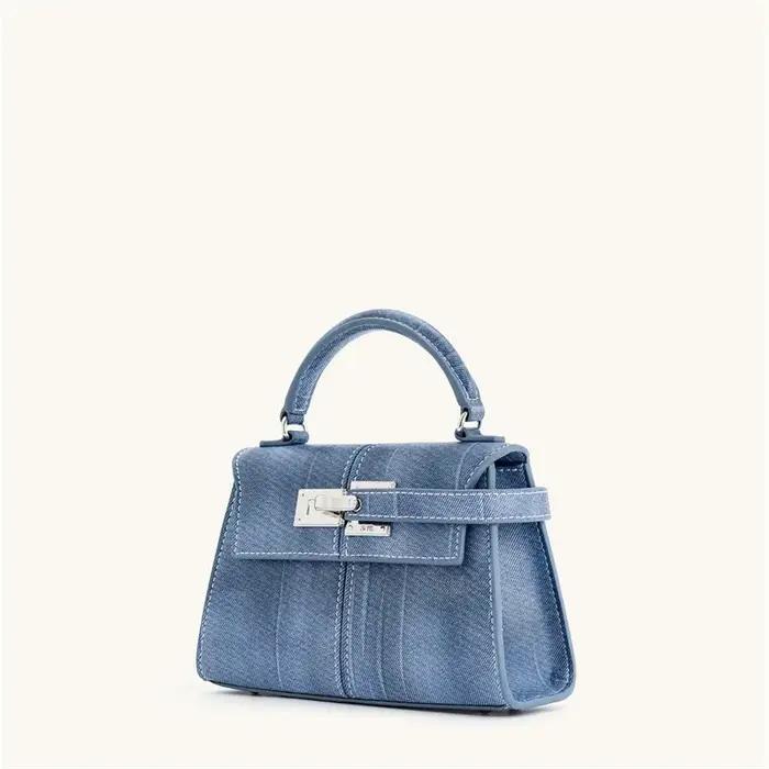 Sac à main femme JW PEI Elise – Nouveau sac fourre-tout en jean bleu tendance 2026 – Petit sac bando