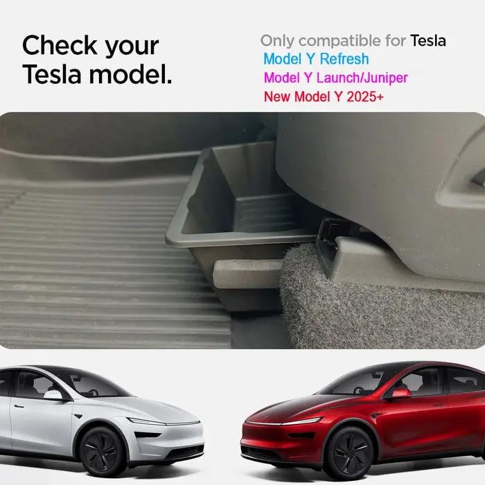 Boîte de rangement sous le siège pour Tesla modèle Y Juniper Launch 2025, organisateur de Console Ce