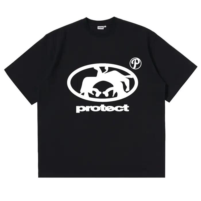 T-Shirt manches courtes pour hommes, surdimensionné, 100% coton, graphique, Harajuku, Vintage, mode