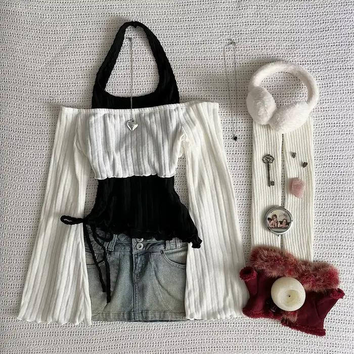 Esthétique gothique imprimé fleuri Baggy t-shirts Emo vêtements Y2k gothique Grunge graphique à manc