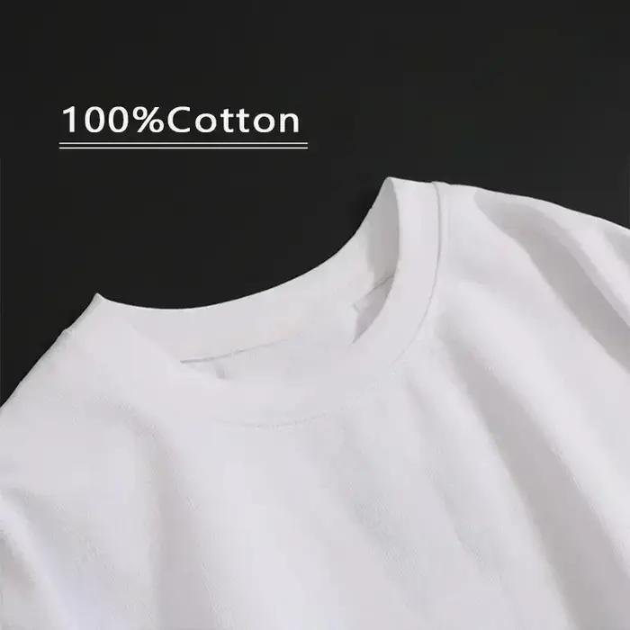 T-shirt d'été en coton pur haut de gamme, style coréen, décontracté et polyvalent, col rond, manches