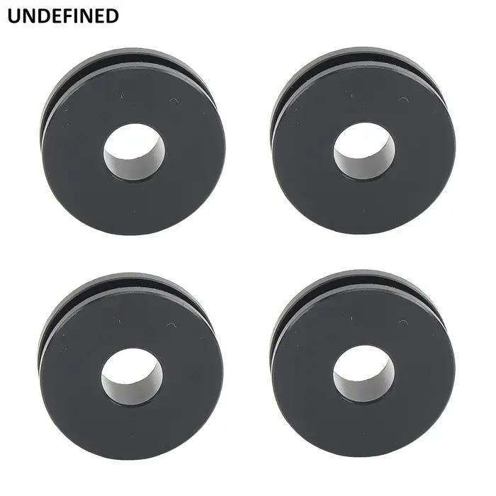 Oeillets de bague de montage de pare-brise, accessoires de moto en plastique POM noir pour Harley He