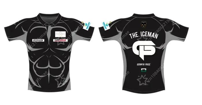 Chemise de fléchettes professionnelle Gerwyn Price Iceman pour hommes, séchage rapide, respirante, m