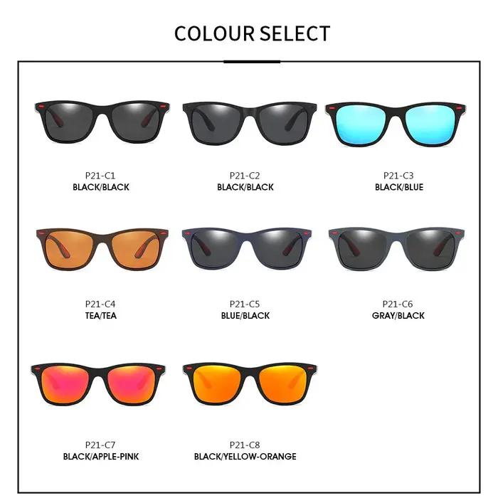 ZXWLYXGX classique lunettes De soleil polarisées hommes femmes marque Design conduite cadre carré lu