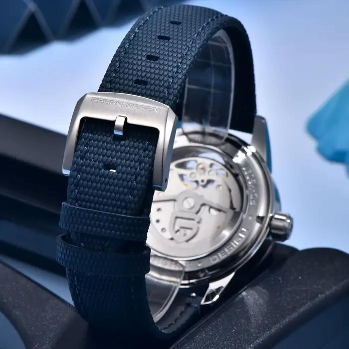 Montre mécanique pour homme PAGANI DESIGN 2026 E3255Y 41 mm, cristal saphir, acier inoxydable, calen