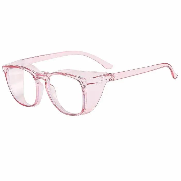 Lunettes de sécurité transparentes pour femmes, carrées, Anti-buée, blocage de la lumière bleue, rés