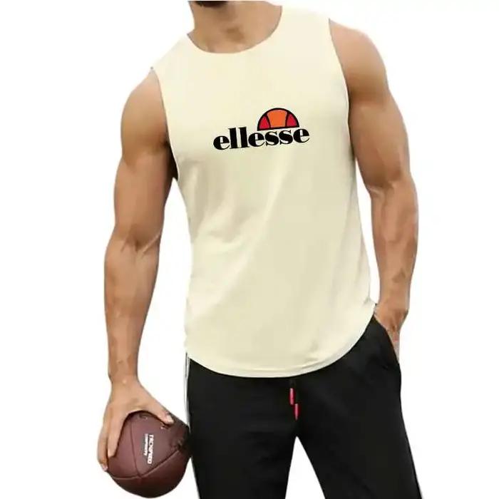 Gilet de sport sans manches pour hommes, camisole ample pour la course, l'entraînement, le basketbal