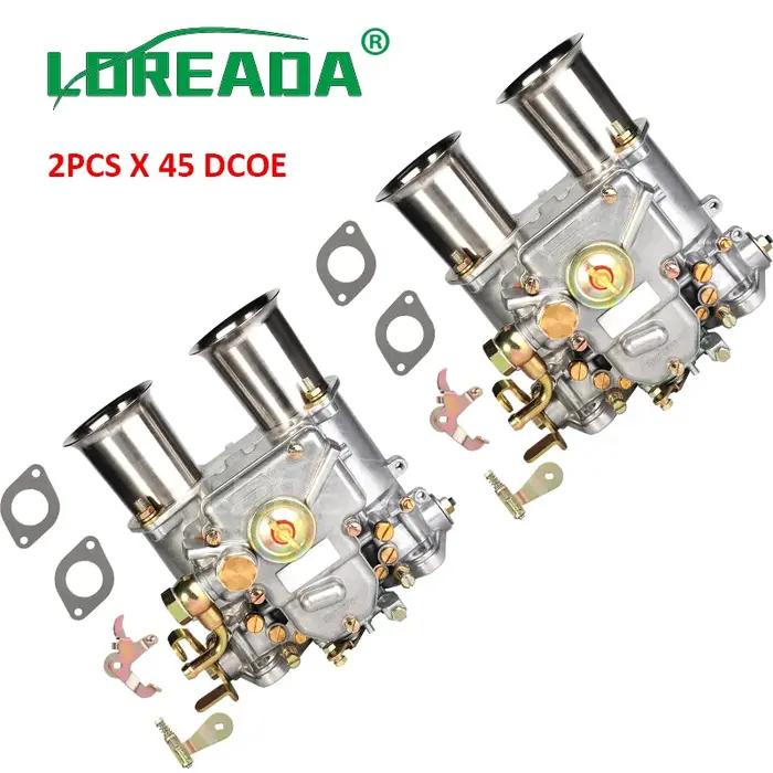 2 pièces X 45 DCOE Weber carburateur Carb Assy pour 152G double starter 19600.060 19600.017 4 Cyl 6