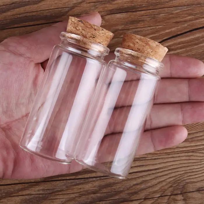 12/24 pièces 20ml 30ml 40ml 50ml 60ml 70ml 90ml 120ml 150ml bouteilles en verre avec liège épices bo
