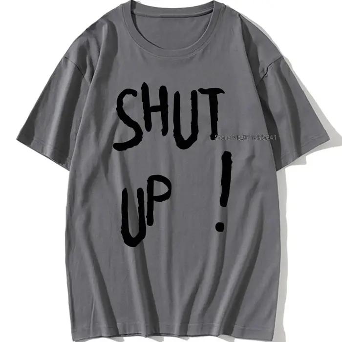 Kpop Kim Tae Hyung t-shirt SHUT UP lettre imprimé t-shirt Hip Hop Streetwear k-pop Harajuku Karea mo
