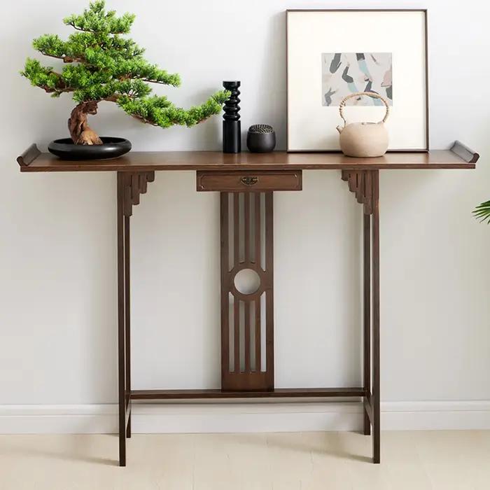 Table console d'entrée de canapé rustique, table d'appoint, salon, entrée de couloir, 32 po