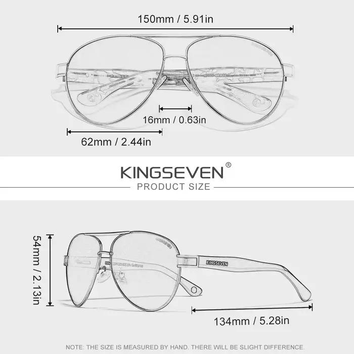 KINGSEVEN rétro mâle lunettes de soleil hommes Piltot lunettes de protection en plein air conduite c